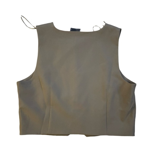 Love Tree Tan Buttoned Vest size small new with tags - Picture 4 of 12